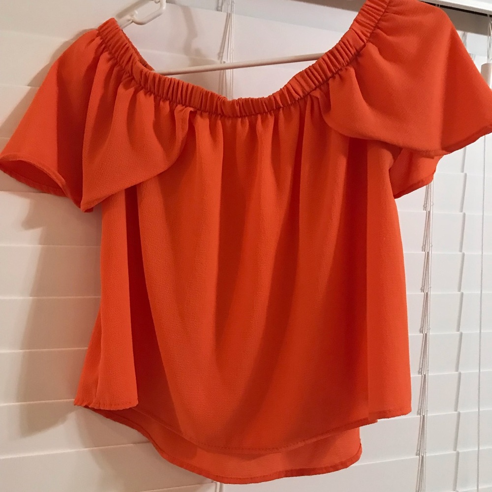 Orange Crop Top